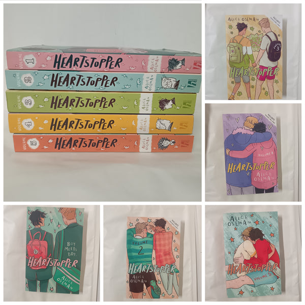 Heartstopper Volumes 1-5: Fall in love with the phenomenal LGBTQ+ graphic novel series