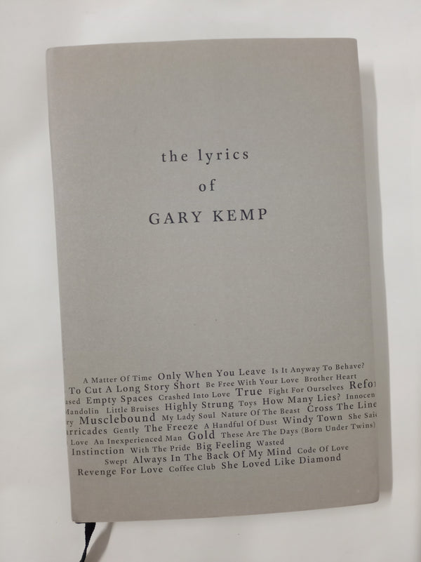 The Lyrics of Gary Kemp *Signed*