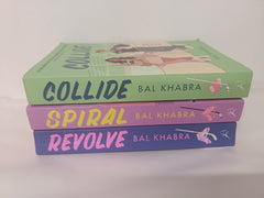Off the Ice Series By Bal Khabra 3 Books Collection Set (Collide, Spiral & Revolve)
