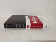 NKJV, Pew Bible, Hardcover, Black, Red Letter, Comfort Print: Holy Bible, New King James Version