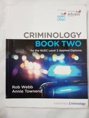 Criminology Book Two for the WJEC Level 3 Applied Diploma