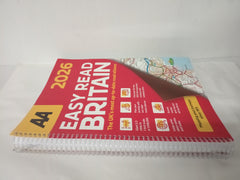 AA Easy Read Britain 2026 Spiral (AA Easy Read Atlas Britain 2026)