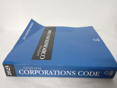 California Corporations Code, 2025 ed. (California Desktop Codes)