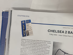 Chelsea FC: The Official History *SIGNED* by Kerry Dixon. Damaged.