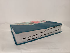 The Study Bible for Women: Christian Standard Bible, Teal Flowers, Leathertouch