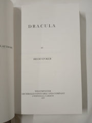 Dracula. First Edition 1897 (Reprinted edition, Hardcover)
