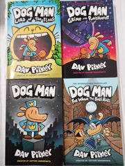 Dog Man Series 4 Book Set By Dav Pilkey