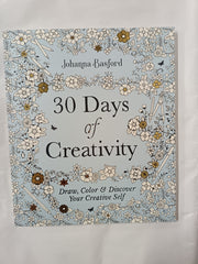 30 Days of Creativity: Draw, Color, and Discover Your Creative Self