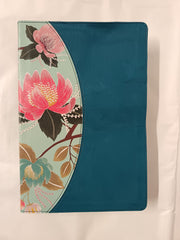 The Study Bible for Women: Christian Standard Bible, Teal Flowers, Leathertouch