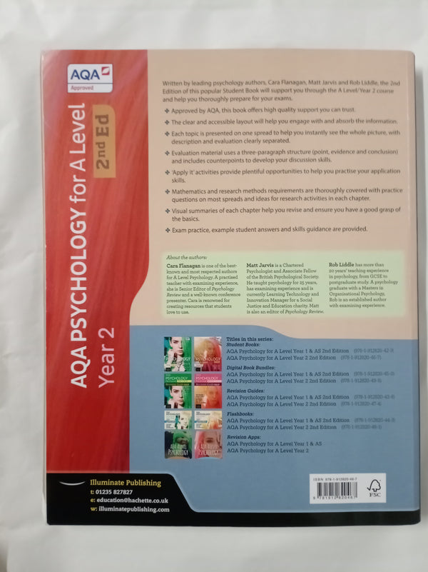 AQA Psychology for A Level Year 2 Student Book: 2nd Edition