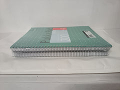 Pukka Pad, A4 Metallic Jotta Book 3 Pack – 21 x 30cm – Wirebound Notebook with 8mm Lines and 80GSM Paper – Features 4-Hole Punch Margins and Perforated Edges - 200 Pages, Green