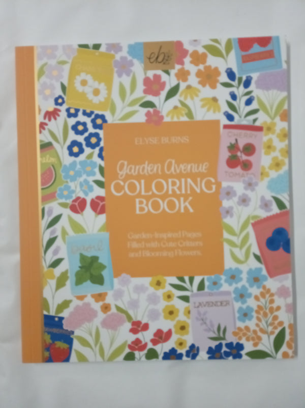 Elyse Breanne Design Garden Avenue Coloring Book (21,6 x 25,4 cm)