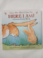 Guess How Much I Love You: Here I Am A Finger Puppet Book