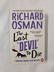 Richard Osman Collection 4 Books Set (The Thursday Murder Club, The Man Who Died Twice, The Bullet That Missed, The Last Devil To Die)