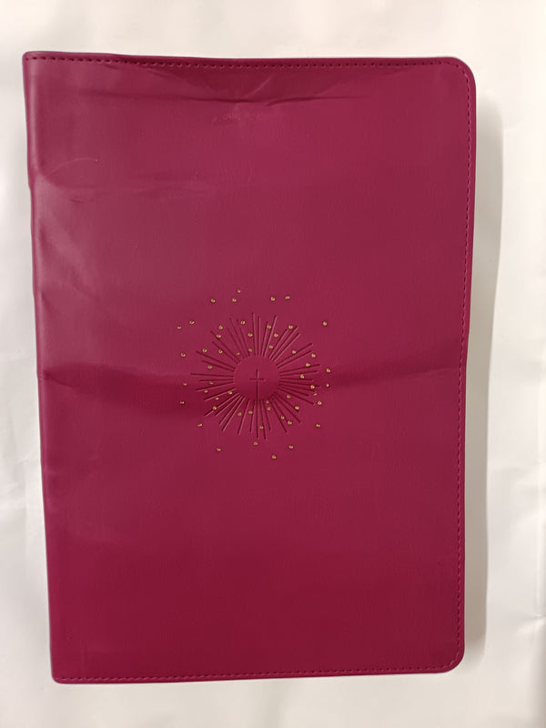 NLT Large Print Thinline Reference Bible, Filament Enabled Edition (Red Letter, Leatherlike, Berry, Indexed): New Living Translation, Aurora Cranberry Leatherlike, Filament Enabled, Red Letter,