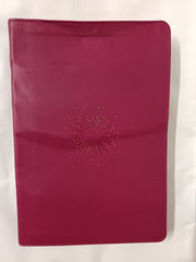 NLT Large Print Thinline Reference Bible, Filament Enabled Edition (Red Letter, Leatherlike, Berry, Indexed): New Living Translation, Aurora Cranberry Leatherlike, Filament Enabled, Red Letter,