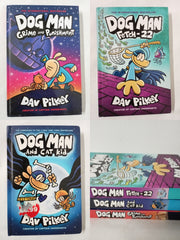 Dog Man 3 Book Collection:  Dog Man and Cat Kid / Fetch-22 / Crime & Punishment