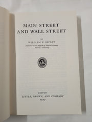 Main Street And Wall Street (rist. anast.) (ClubIsonzo)
