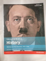 Edexcel GCSE (9-1) History Weimar and Nazi Germany, 1918-1939 Student Book