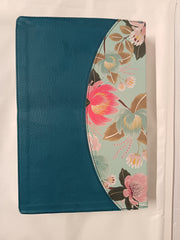 The Study Bible for Women: Christian Standard Bible, Teal Flowers, Leathertouch