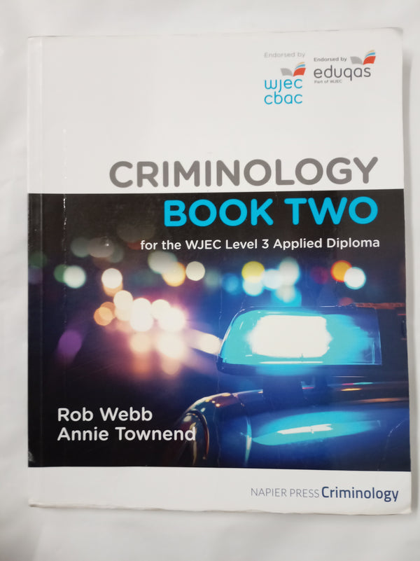 Criminology Book Two for the WJEC Level 3 Applied Diploma