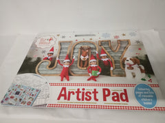 The Elf on the Shelf Artists Pad - 24 Colouring Pages and Lots of Reusable Stickers