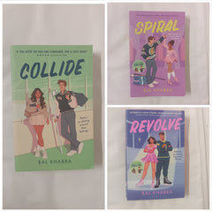 Off the Ice Series By Bal Khabra 3 Books Collection Set (Collide, Spiral & Revolve)