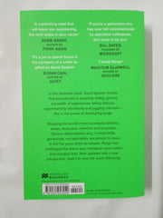 Range: How Generalists Triumph in a Specialized World