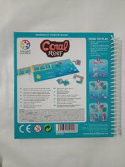 SmartGames - Coral Reef, Magnetic Puzzle Game with 48 Challenges, 4+ Years