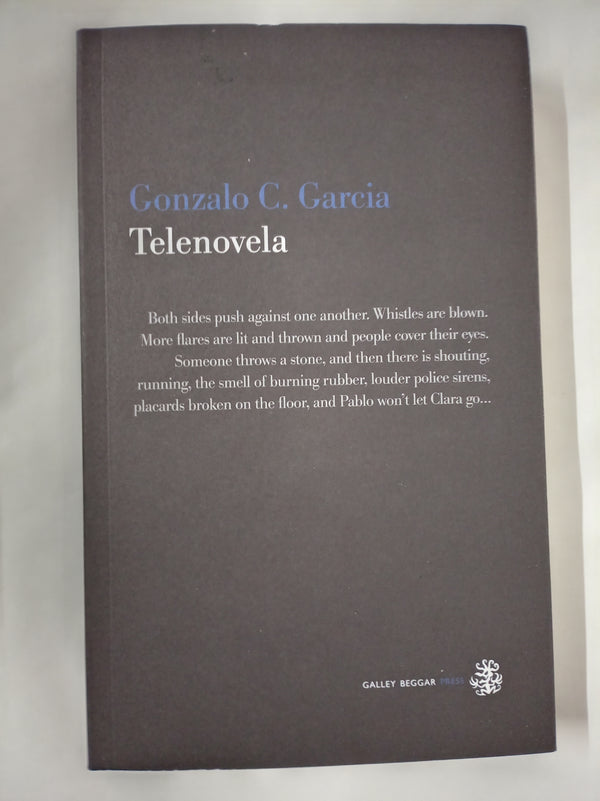 Telenovela By Gonzalo C. Marcia Black Limited Edition Galley Paperback Signed