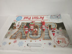 The Elf on the Shelf Artists Pad - 24 Colouring Pages and Lots of Reusable Stickers