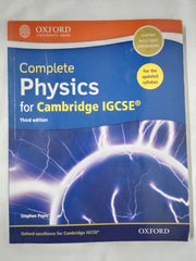 Complete Physics for Cambridge IGCSE: Student book (Third Edition) (CAIE complete physics science)