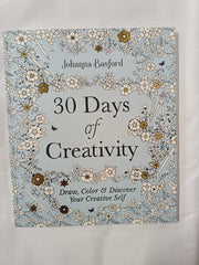 30 Days of Creativity: Draw, Color, and Discover Your Creative Self