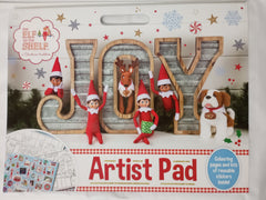 The Elf on the Shelf Artists Pad - 24 Colouring Pages and Lots of Reusable Stickers