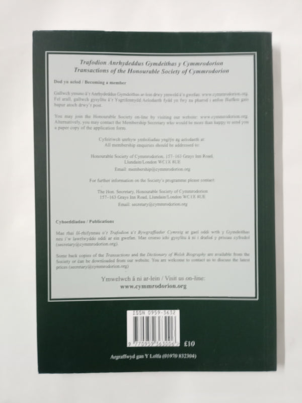THE Transactions of The Honourable Society of Cymmrodorion Vol 31, 2025
