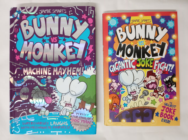 Bunny vs Monkey: Machine Mayhem & Gigantic Joke Book by Jamie Smart