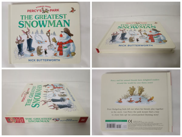 The Greatest Snowman: A fun new illustrated board book featuring the bestselling classic character. The perfect Christmas gift for babies and toddlers! (Stories from Percy’s Park)