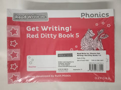 Read Write Inc. Phonics: Get Writing!: Red Ditty Books 1-5 Pack of 50 New Edition
