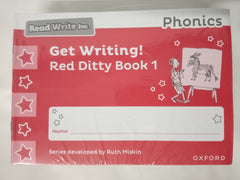 Read Write Inc. Phonics: Get Writing!: Red Ditty Books 1-5 Pack of 50 New Edition