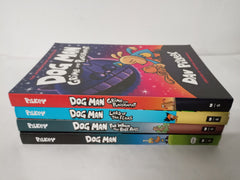 Dog Man Series 4 Book Set By Dav Pilkey