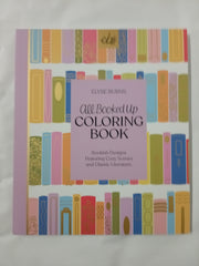 Elyse Breanne Design - All Booked Up Coloring Book - 40 Single-Sided Pages, Bookish and Reading Designs for Adults & Teens (8.5x10)