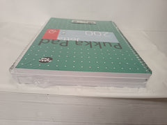Pukka Pad, A4 Metallic Jotta Book 3 Pack – 21 x 30cm – Wirebound Notebook with 8mm Lines and 80GSM Paper – Features 4-Hole Punch Margins and Perforated Edges - 200 Pages, Green
