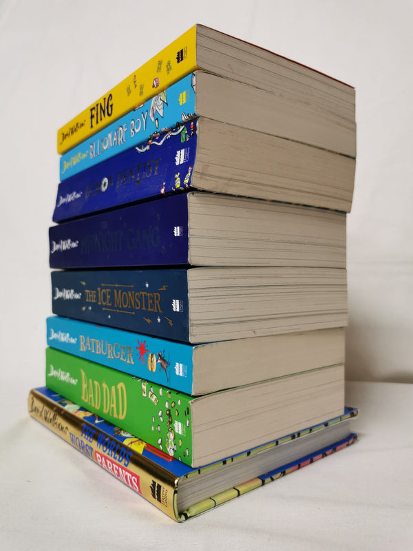 8 David Walliams Books - Fing, Bad Dad, Ratburger, Billionaire Boy & More!