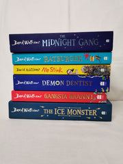 Bundle of 6 David Walliams Paperbacks - Mr Stink, Ratburger, The Midnight Gang