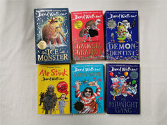 Bundle of 6 David Walliams Paperbacks - Mr Stink, Ratburger, The Midnight Gang