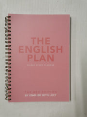 The English Plan, 90 day Study Planner by English with Lucy (Red Edition)