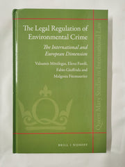 The Legal Regulation of Environmental Crime by Valsamis Mitsilegas - used book at Perkology Books