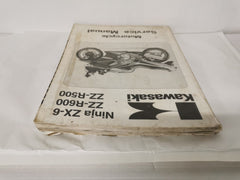Kawasaki Ninja ZX-6, ZZ-R600, ZZ-R500 Motorcycle Service Manual (2nd ed., 1992)