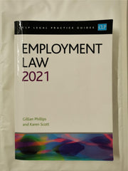 Employment Law 2021: Legal Practice Course Guides (LPC) by Phillips - used book at Perkology Books