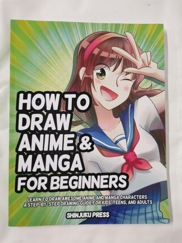 How to Draw Anime and Manga for Beginners by Shinjuku Press - used book at Perkology Books